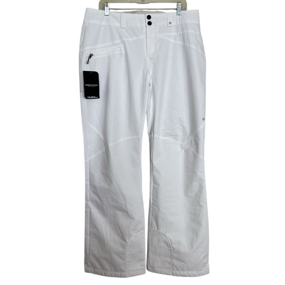 Obermeyer Snow Ski Pants Women’s Size 12 Malta Outdoor Snowboard White